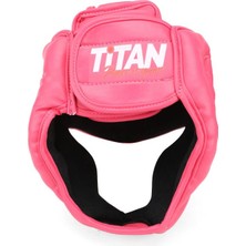 Titan Sport Yüz Korumalı Boks Kaskı , Pembe Model