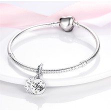 Harry Potter Hufflepuff Charm 925 Ayar Gümüş