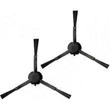 Srfn Ticaret Serfin Ticaret Xiaomi Vacuum Mop 2 Pro+ (STYTJ02ZHM) Uyumlu Yan Fırça (Siyah)-2 Adet