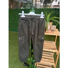 Tiwinti Kargo Cepli Gabardin Pantolon Haki