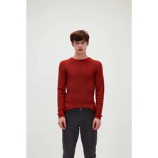 Bad Bear Dapple Knıt Erkek Sweatshirt 19.02.22.009BRICK