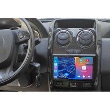 Victor Renault DUSTER（2013-2018 Yıl）android Sürüm 13 Kablosuz Carplay  Navigasyon Multimedya 9 Inç Ekran 1G Ram + 16GB Hafıza Çerçeveli ve arka görüş kameralı