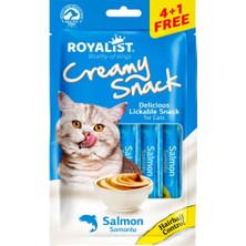 Royalist Kedi Ödülü Somonlu Hairball Krema 5X15 gr