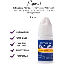 Extra Güçlü Professional Nail Glue Takma Protez Tırnak Yapıştırıcı 1 Adet 3 gr