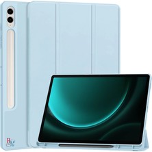 Redmud Teknoloji Samsung Galaxy Tab S9 Fe Plus / S10 Plus Uyumlu Tablet Kılıfı Kalem Bölmeli Uyku Modlu Smart Kılıf