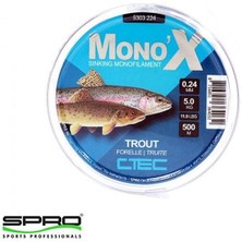 Spro C-Tec Mono x Trout 0.24MM 500M Misina 1/1