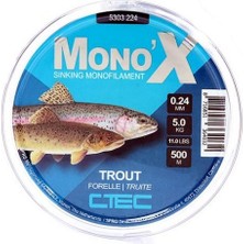 Spro C-Tec Mono x Trout 0.24MM 500M Misina 1/1