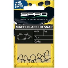 Spro Matte Black Hd #9,5mm Fırdöndü