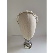 Bivalvia Accessories Göz Alıcı Inci ve Kristal Özel Tasarım Taç