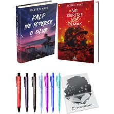 Bir Kibritle Yok Olmak 2 (Ciltli) Özge Naz ve Kalp Ne Isterse O Olur 1 (Ciltli) Meryem Nart 2'li Set + Armağan