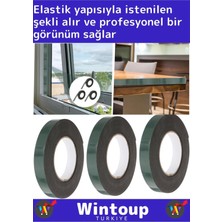 Wintoup Özel Üretim Ultra Güçlü Iz Bırakmaz Elastik Yapılı Çift Taraflı 36MM-10METRE Akrilik Köpük Bant 2 Ad