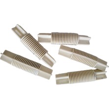 Bestnify 5 Parça 26MM/28MM Erker Pencere Perde Direği Köşe Bükme Bağlantısı Beyaz (Yurt Dışından)