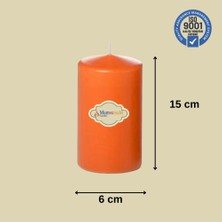 MumvemuM 3 Lü  Turuncu Set Mum Çap :6 cm
