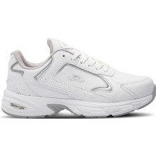 Slazenger MOSS Erkek Sneaker Koşu & Yürüyüş Ayakkabısı Beyaz / Gri