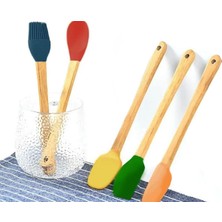 Mien Bambu Silikon Spatula Seti 5 Li MİEN-456