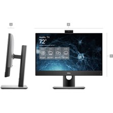 Dell 7490 Optiplex i7-10700 8GB 512GB SSD 23,8" Freedos All-in-One   Masaüstü Bilgisayar