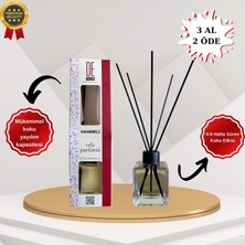 De Parfum Hanımeli Kokulu Dekoratif 120 ml Bambu Çubuklu Oda Kokusu