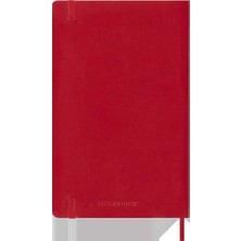 Moleskine Yumuşak Kapak Çizgisiz Defter L Boy 13X21 cm 192 Sayfa Scarlet Kırmızı