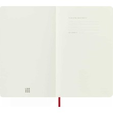 Moleskine Yumuşak Kapak Çizgisiz Defter L Boy 13X21 cm 192 Sayfa Scarlet Kırmızı