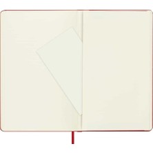 Moleskine Sert Kapak Çizgisiz Defter L Boy 13X21 cm 240 Sayfa Scarlet Kırmızı