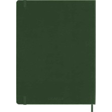 Moleskine Sert Kapak Çizgili Defter Xl Boy 19X25 cm 192 Sayfa Mersin Yeşili