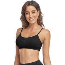 Uniquetrenders Kadın Ince Askılı Pedli Büstiyer Sütyen