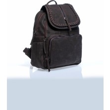 Gk20 BAYAN VİYANA DERİ SIRT ÇANTASI KADIN EL SAPLI ÇANTA GÜNLÜK KULLANIMA UYGUN ÖRGÜ MOTİFLİ KAPAK