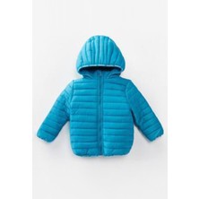 Miniğimin Cicileri (1-10 Yaş) Kapitone Welsoft Astar Çocuk Kaban - Mavi