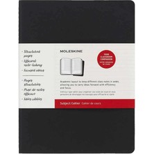 Moleskine Chaier 2'li Günlük Defter Çizgili Xl Boy 19X25 cm 160 Sayfa Siyah + Yaban Mersini Kırmızı