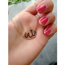Defne Silver Allah Yazılı Kolye