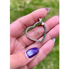 Defne Silver Multicolor Kalp Kolye Ucu