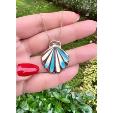 Defne Silver Mineli Istiridye Kolye