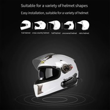 Vothoon E1 Motosiklet Kask Kulaklığı Bluetooth Intercom 800 Mah