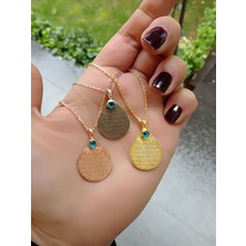 Defne Silver Nazar Boncuklu Dua Kolye