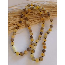 Defne Silver Sertifikalı Kehribar Kolye