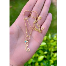 Defne Silver Deniz Atı Kolye