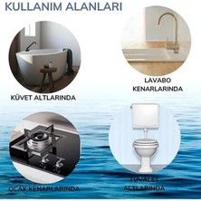 Nirnisa 3.2 Metre Su Sızdırmaz Bant Duş Banyo Küvet Lavabo Klozet Kenar Sızıntı Tamir Sızdırmazlık Bandı