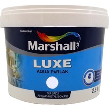 Marshall Luxe Aqua Parlak Su Bazlı Boya Ahşap & Metal 2.5 Lt Eğrelti