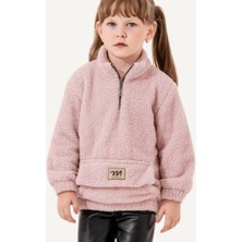 Bi Minik Peluş Sweatshirt Kız Çocuk Ikili Takım