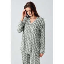 Artış 22101 Önden Düğmeli Pijama Takımı