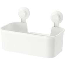 IKEA Tısken Vantuzlu Banyo Duş Sepeti 28X17 cm