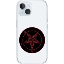 Zeyno Apple iPhone 13 Uyumlu Pentagram  Desenli Silikon Kılıf