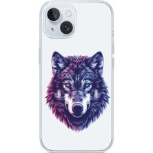 Zeyno Apple iPhone 14 Uyumlu Kurt Yüzü  Desenli Silikon Kılıf