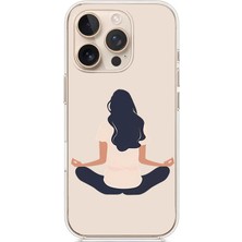 Zeyno Apple iPhone 12 Pro Max Uyumlu Meditasyon Desenli Silikon Kılıf