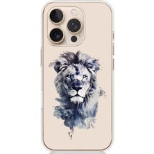 Zeyno Apple iPhone 16 Pro Max Uyumlu Aslan Kral Desenli Silikon Kılıf