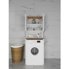 dolapmodellericom Çok Amaçlı Banyo Dolabı Çamaşır Makinesi - Kurutma Makinesi Üzeri İçin