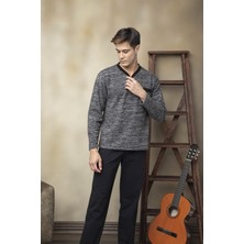 Kly Yuvarlak Yaka Çok Rahat Pijama Takımı 7009