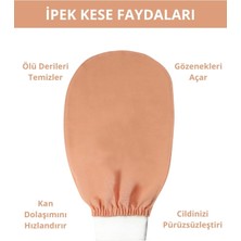 Banyo Duş Kesesi Peeling Eldiveni %100 Viskoz Ipek Kadın ve Erkekler Için Premium