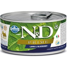 N&d Prime Kuzu Etli ve Yaban Mersinli Konserve Köpek Maması 140 gr