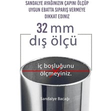 Elysian 20 Adet 32 mm Şeffaf Silikon Masa Sandalye Pabuç Kaydırmaz Koltuk Zemin Koruyucu Çizdirmez Ayak Kılıfı